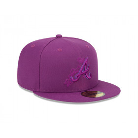 Gorra Atlanta Braves MLB 59Fifty Purple