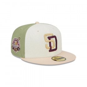 Gorro 59Fifty San Diego Padres Thermal Front Green