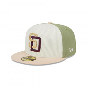 Gorro 59Fifty San Diego Padres Thermal Front Green