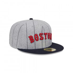 Gorro 59Fifty Boston Red Sox Heather Pinstripe Grey