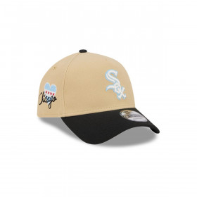 Gorro 9Forty Aframe Chicago White Sox City Sidepatch Beige