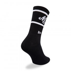 Medias New Era Stripe Crew Socks Black