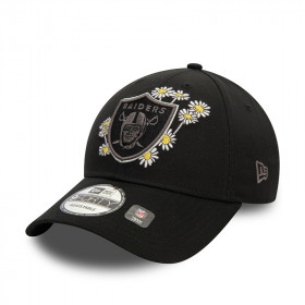 Gorra 9Forty NFL Las Vegas Raiders Flower Icon Black