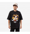 Polo Antlanta Braves MLB Floral Graphic Black