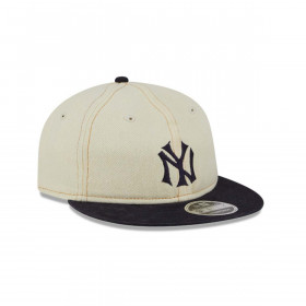 Gorra RC950 New York Yankees Chrome Denim Beige