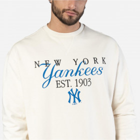 Polera New York Yankees MLB Lifestyle Crew Neck White