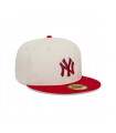 Gorra 59Fifty New York Yankees MLB Cord Essentials White