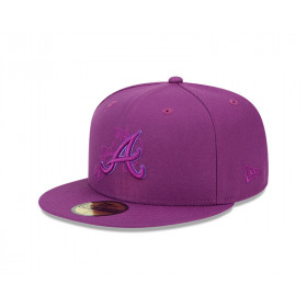 Gorra Atlanta Braves MLB 59Fifty Purple