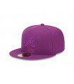 Gorra Atlanta Braves MLB 59Fifty Purple