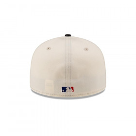 Gorra 59Fifty MLB Los Angeles Dodgers Leather Visor White