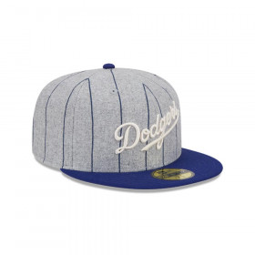 Gorra 59Fifty Los Angeles Dodgers Heather Pinstripe Grey