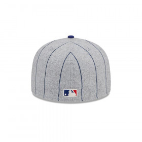 Gorra 59Fifty Los Angeles Dodgers Heather Pinstripe Grey