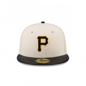 Gorra 59Fifty MLB Pittsburgh Pirates Leather Visor White