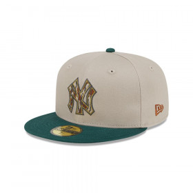 Gorra 59Fifty New York Yankees Tree Bark Fill Grey