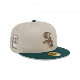 Gorra 59Fifty Chicago White Sox Tree Bark Fill Grey MLB