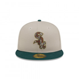 Gorra 59Fifty Chicago White Sox Tree Bark Fill Grey MLB