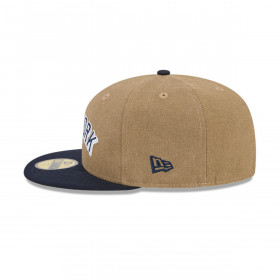 Gorra 59Fifty MLB New York Yankees Canvas Crown Beige