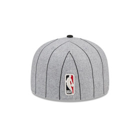 Gorra 59Fifty Chicago Bulls Heather Pinstripe Grey