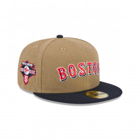 Gorra 59Fifty MLB Boston Red Sox Canvas Crown Beige