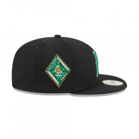 Gorra 59Fifty Boston Red Sox Metallic Green Black MLB