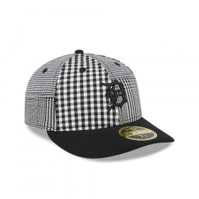 Gorra 59Fifty LP Detroit Tigers MLB Patch Plaid Black