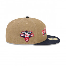 Gorra 59Fifty MLB Boston Red Sox Canvas Crown Beige