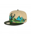Gorra 59Fifty Milwaukee Bucks Team Landscape Beige