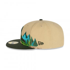 Gorra 59Fifty Milwaukee Bucks Team Landscape Beige