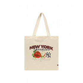 Tote Bags New York Yankees Fruit Graphic Light Beige