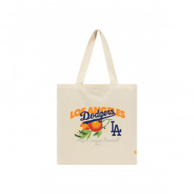 Tote Bags Los Angeles Dodgers Fruit Graphic Light Beige