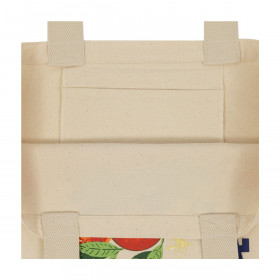 Tote Bags Los Angeles Dodgers Fruit Graphic Light Beige