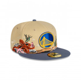 Gorra 59Fifty Golden State Warriors NBA Team Landscape Beige