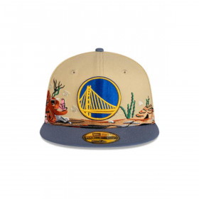 Gorra 59Fifty Golden State Warriors NBA Team Landscape Beige