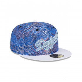 Gorra 59Fifty Los Angeles Dodgers Wave Fill Blue