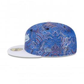 Gorra 59Fifty Los Angeles Dodgers Wave Fill Blue
