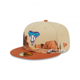 Gorra 59Fifty Arizona Diamonbacks MLB Team Landscape Beige