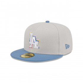 Gorra 59Fifty Los Angeles Dodgers MLB Color Brush Beige