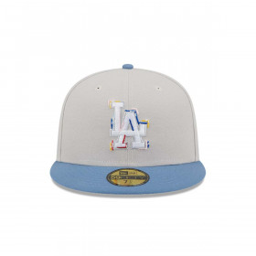 Gorra 59Fifty Los Angeles Dodgers MLB Color Brush Beige