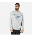 Polera Los Angeles Dodgers MLB Lifestyle Crew Neck Grey