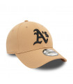 Gorra 39Thirty MLB Oakland Athletics Stretch Nylon Med Beige