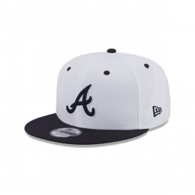 Gorra 9Fifty Atlanta Braves MLB White Crown Patch White