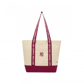 Tote Bags New York Yankees Team Canvas Light Beige