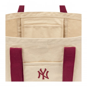 Tote Bags New York Yankees Team Canvas Light Beige