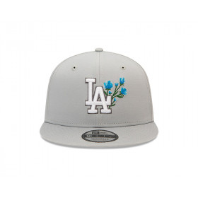 Gorra 9Fifty MLB Los Angeles Dodgers MLB Flower Icon Grey