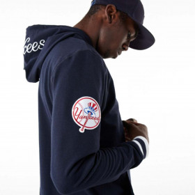 Polera New York Yankees Hoodiepo Azul