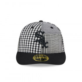 Gorra 59Fifty LP Chicago White Sox MLB Patch Plaid Black
