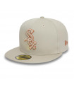 Gorra 59Fifty Chicago White Sox Metallic Outline Beige MLB