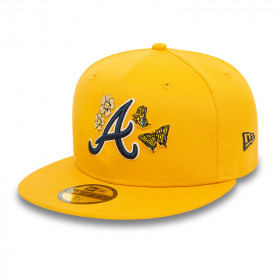 Gorra 59FIFTY Atlanta Braves MLB Seasonal Flower Yellow