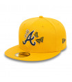 Gorra 59FIFTY Atlanta Braves MLB Seasonal Flower Yellow