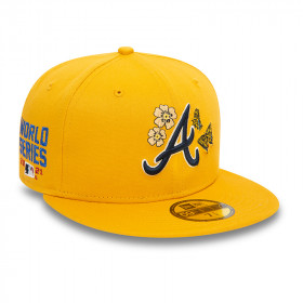 Gorra 59FIFTY Atlanta Braves MLB Seasonal Flower Yellow